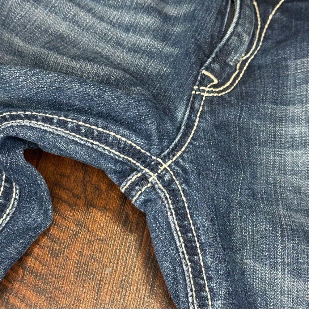 Rock Revival Liberty Boot Cut Stylish Blue Women's Jeans Y2K Vintage 31 EUC - Picture 5 of 14